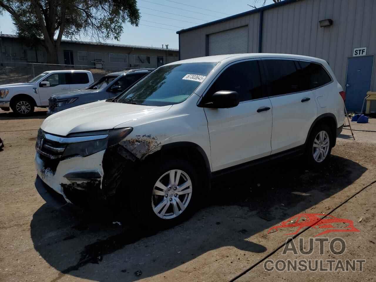 HONDA PILOT 2018 - 5FNYF6H15JB046640