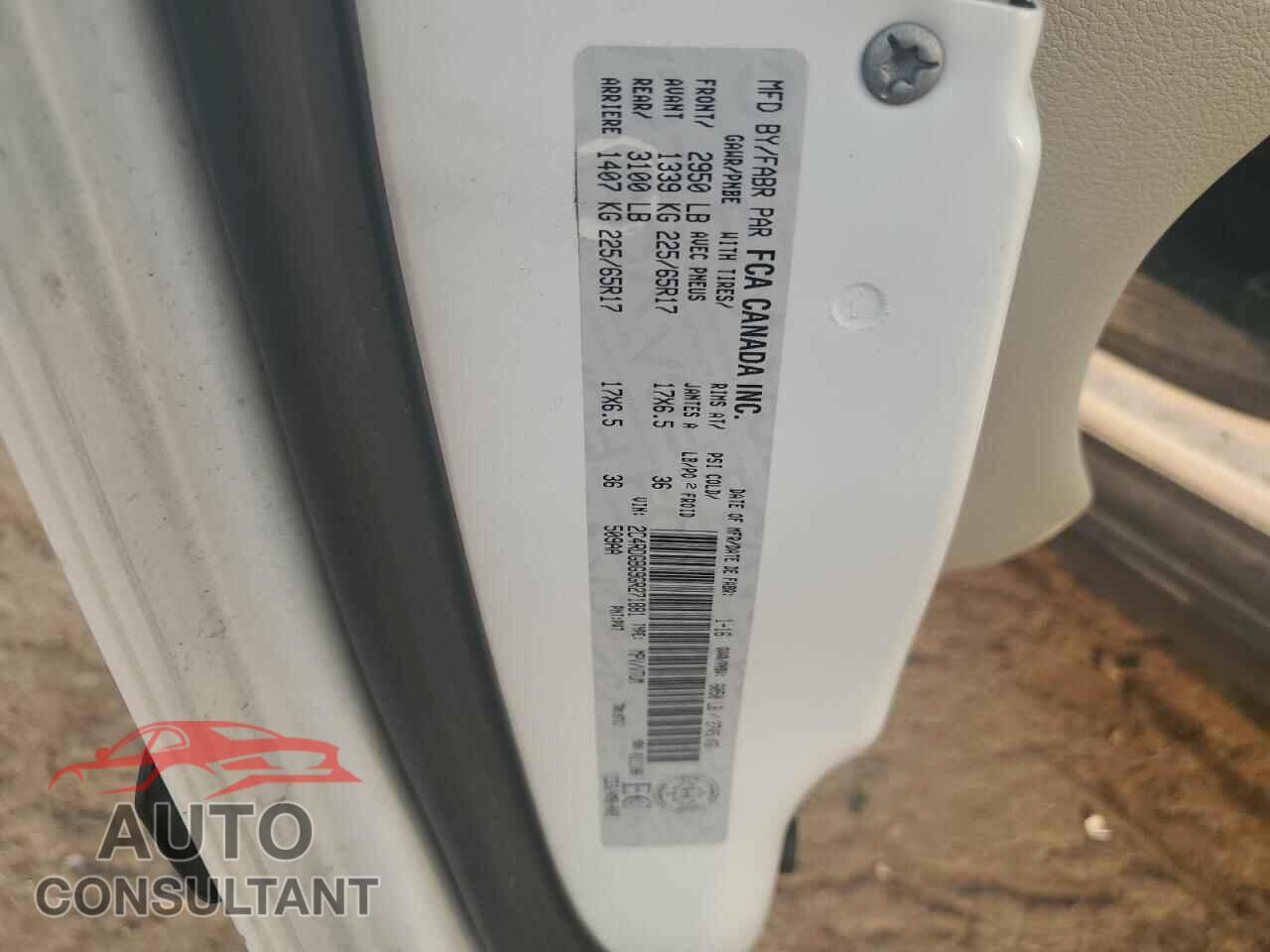 DODGE CARAVAN 2016 - 2C4RDGBG9GR271881