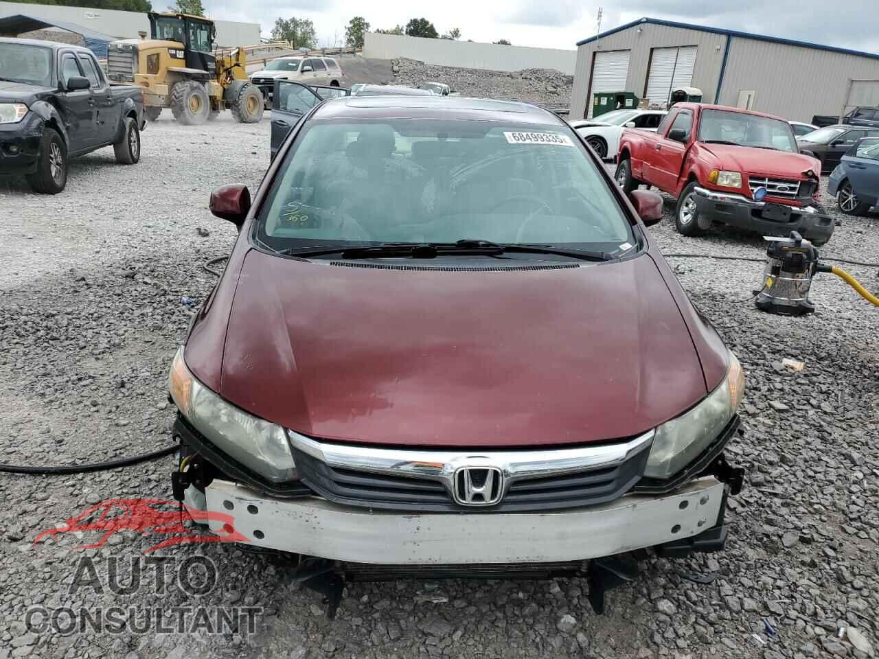 HONDA CIVIC 2012 - 2HGFB2F86CH507001