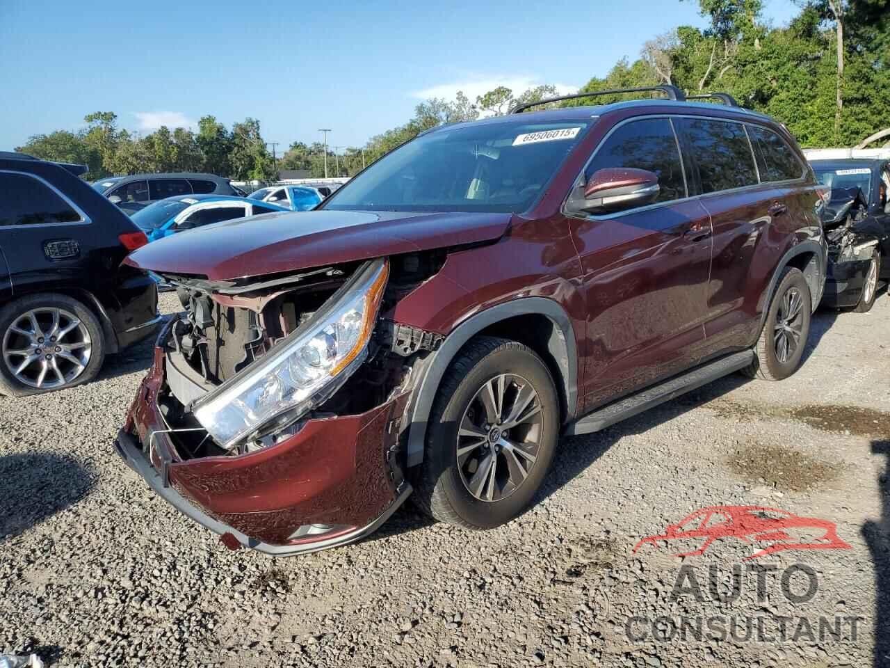 TOYOTA HIGHLANDER 2014 - 5TDKKRFH1ES008245
