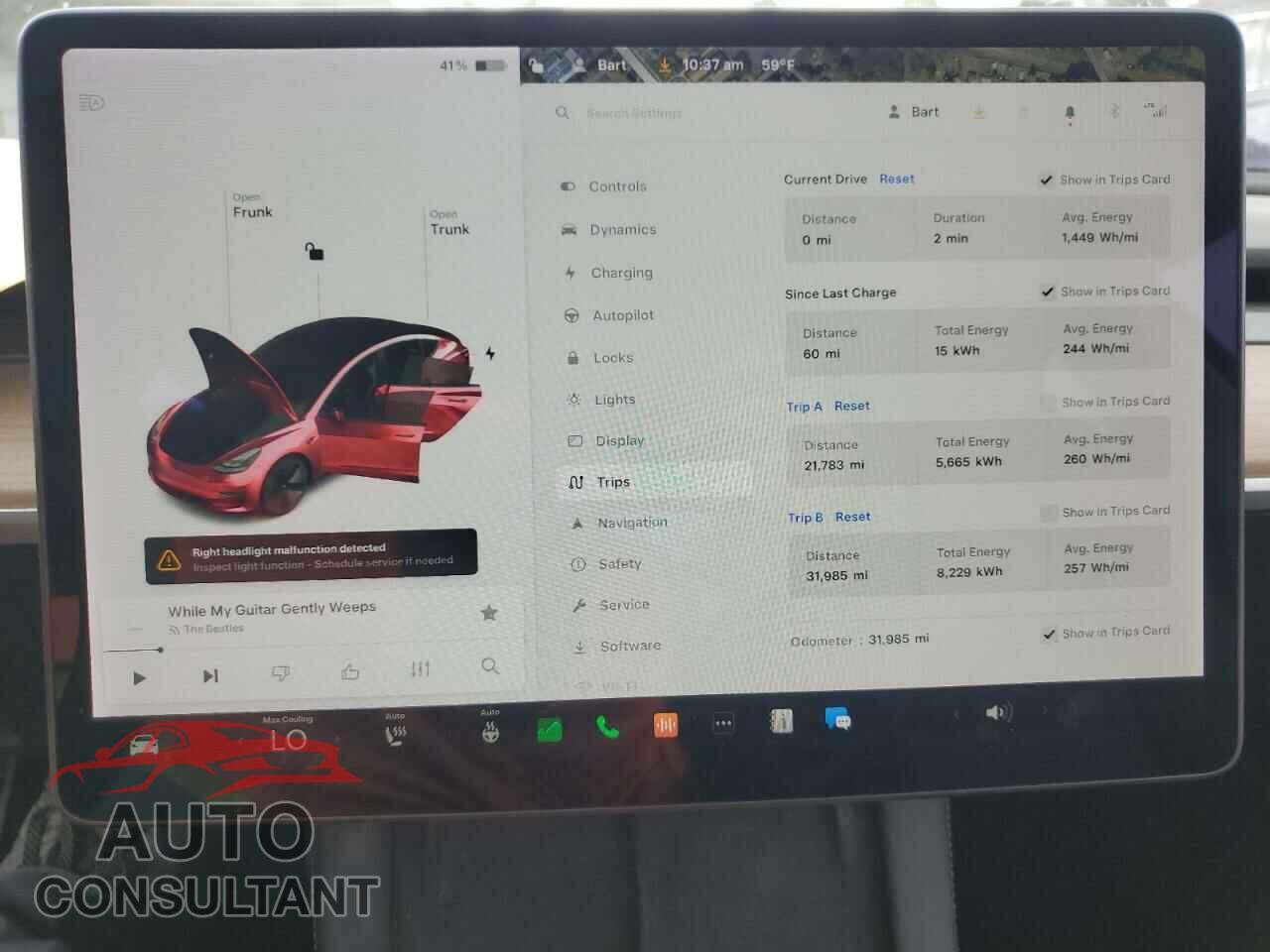 TESLA MODEL 3 2021 - 5YJ3E1EB6MF061813