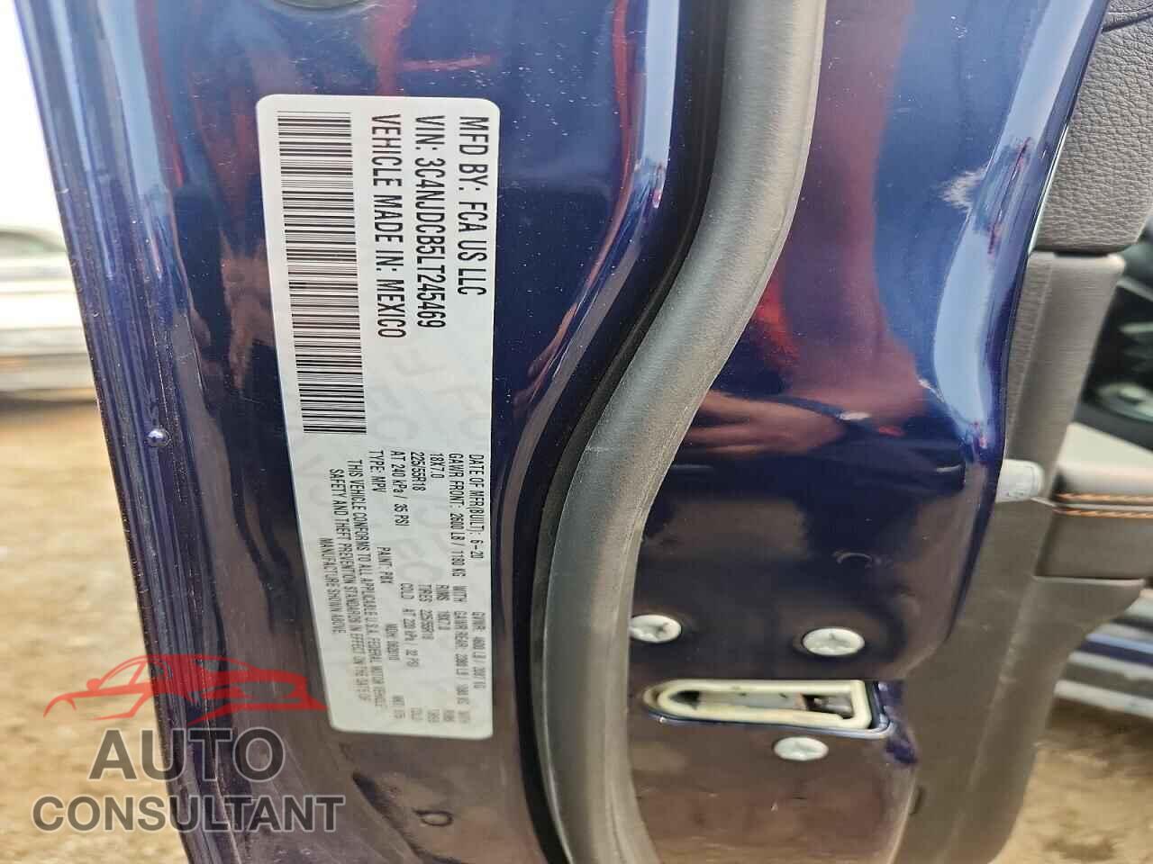JEEP COMPASS 2020 - 3C4NJDCB5LT245469