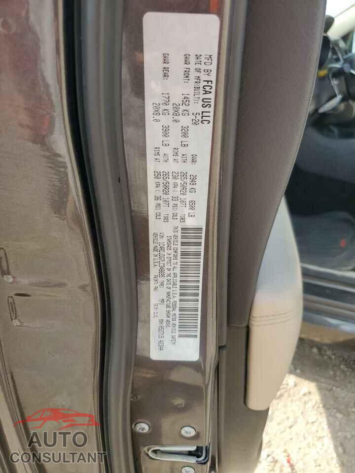 DODGE DURANGO 2020 - 1C4RDJDG7LC348695