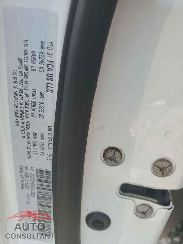 DODGE CHALLENGER 2016 - 2C3CDZAG3GH213665