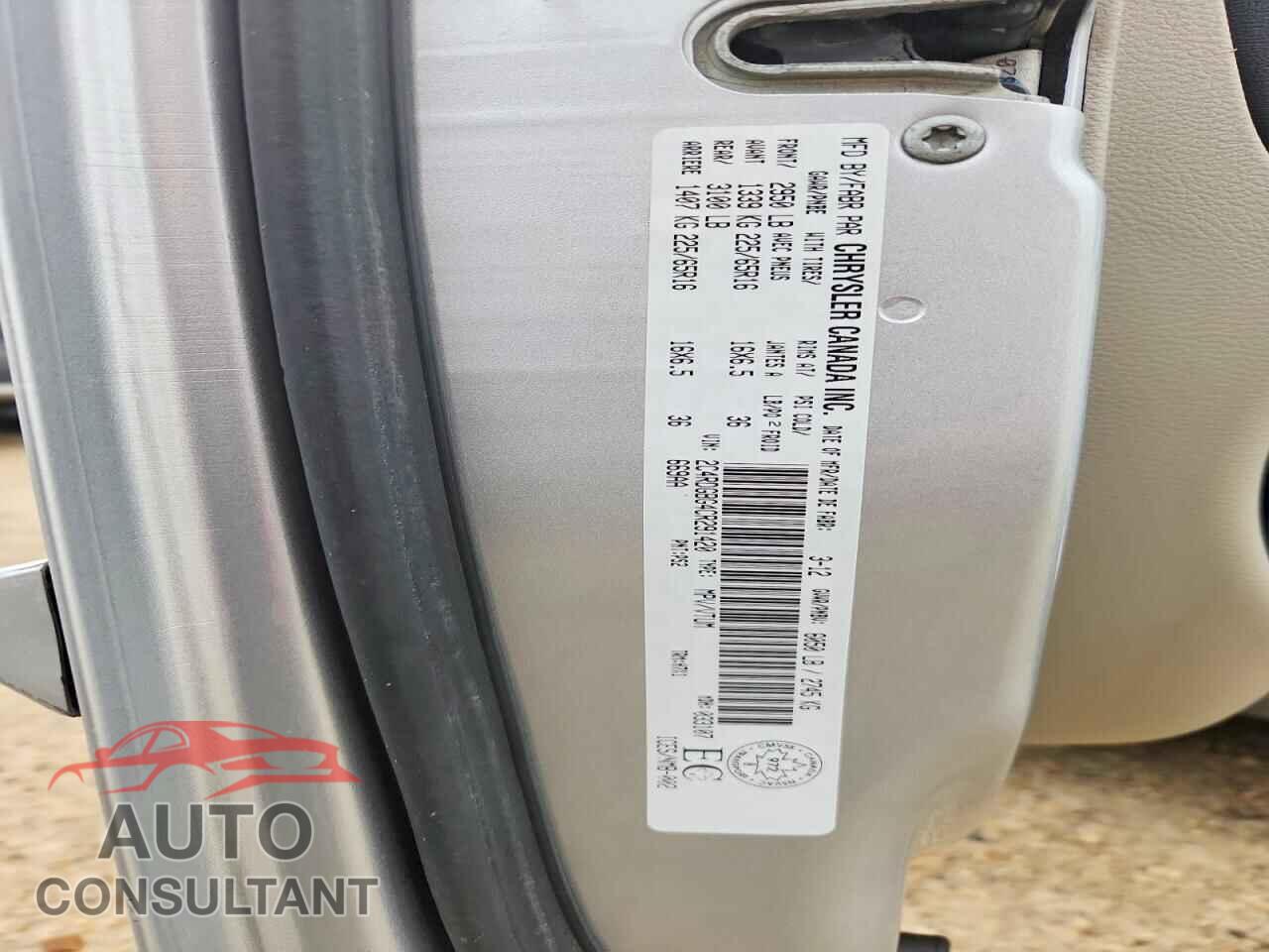 DODGE CARAVAN 2012 - 2C4RDGBG4CR291420