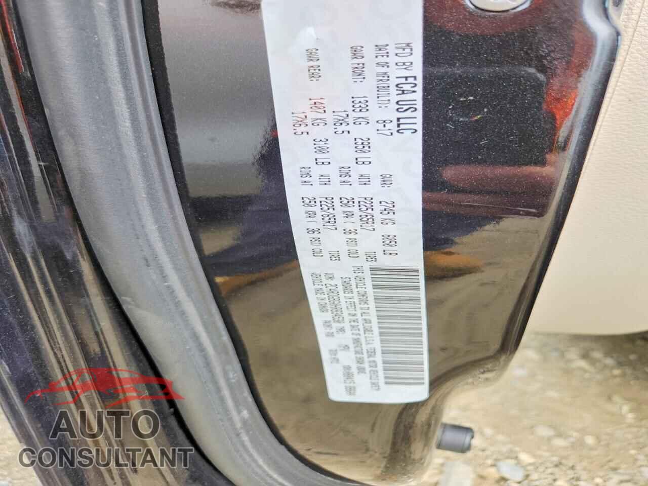 DODGE CARAVAN 2017 - 2C4RDGBG0HR834530
