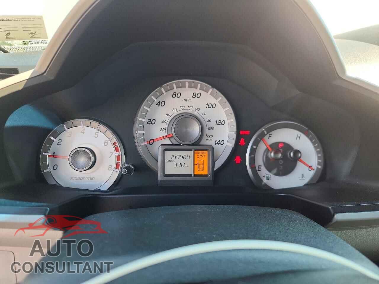 HONDA PILOT 2012 - 5FNYF3H76CB025950