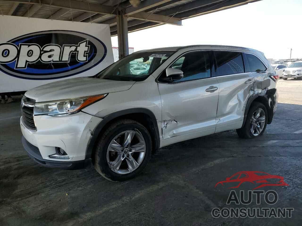 TOYOTA HIGHLANDER 2016 - 5TDDKRFH0GS274495