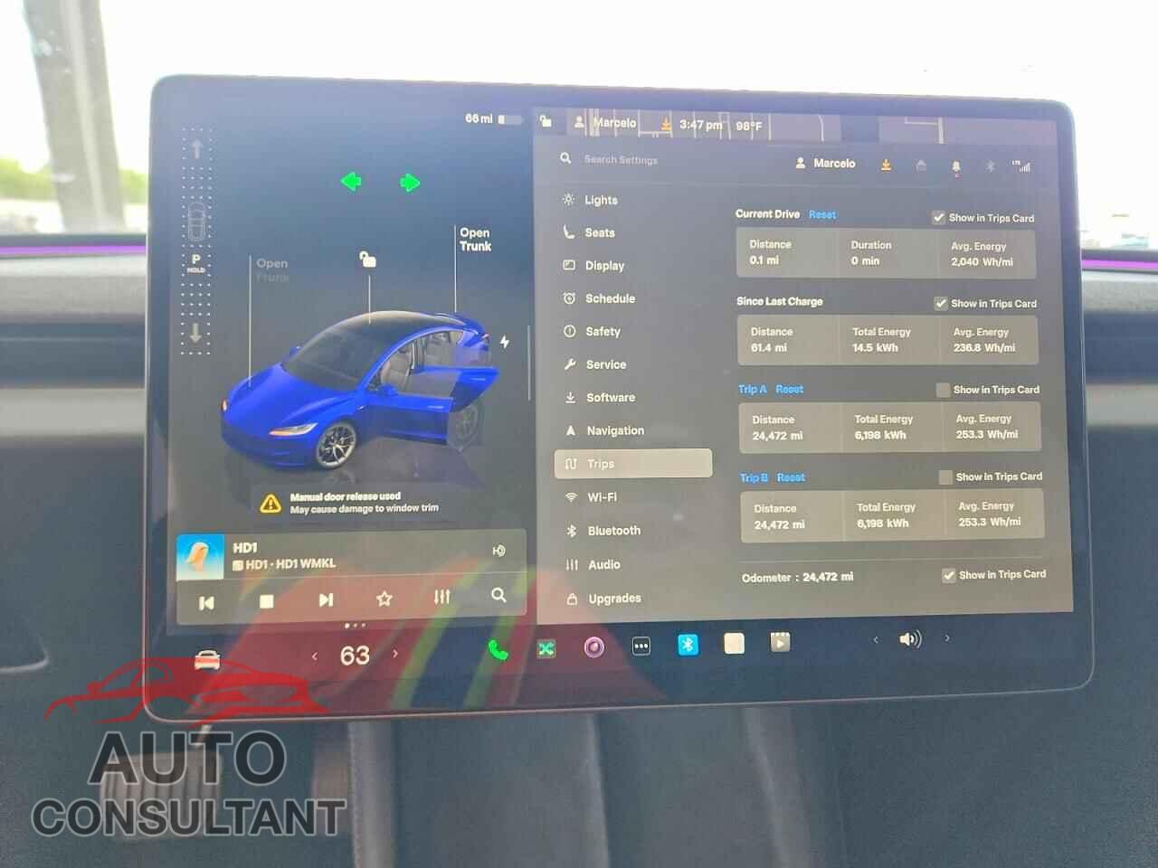 TESLA MODEL 3 2024 - 5YJ3E1EA2RF717648
