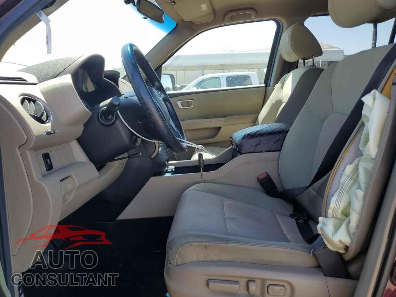 HONDA PILOT 2012 - 5FNYF3H45CB032975
