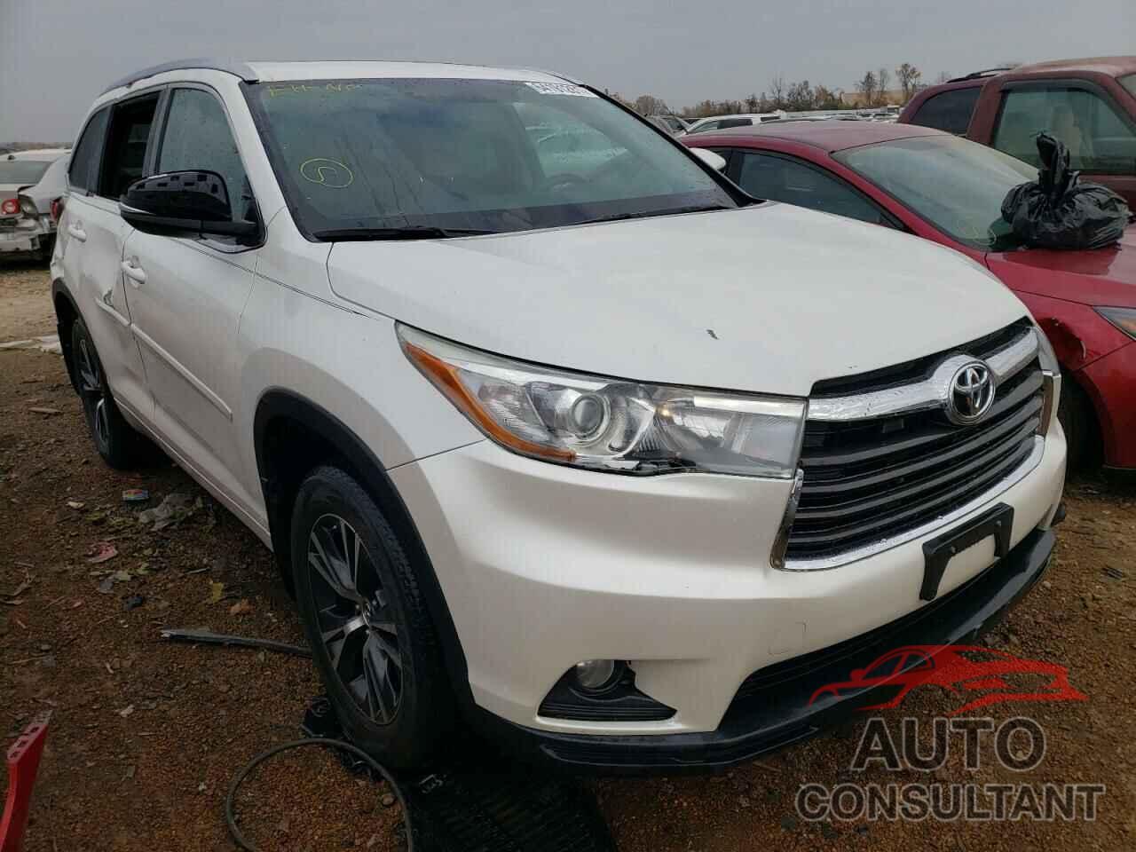 TOYOTA HIGHLANDER 2016 - 5TDJKRFH8GS228965