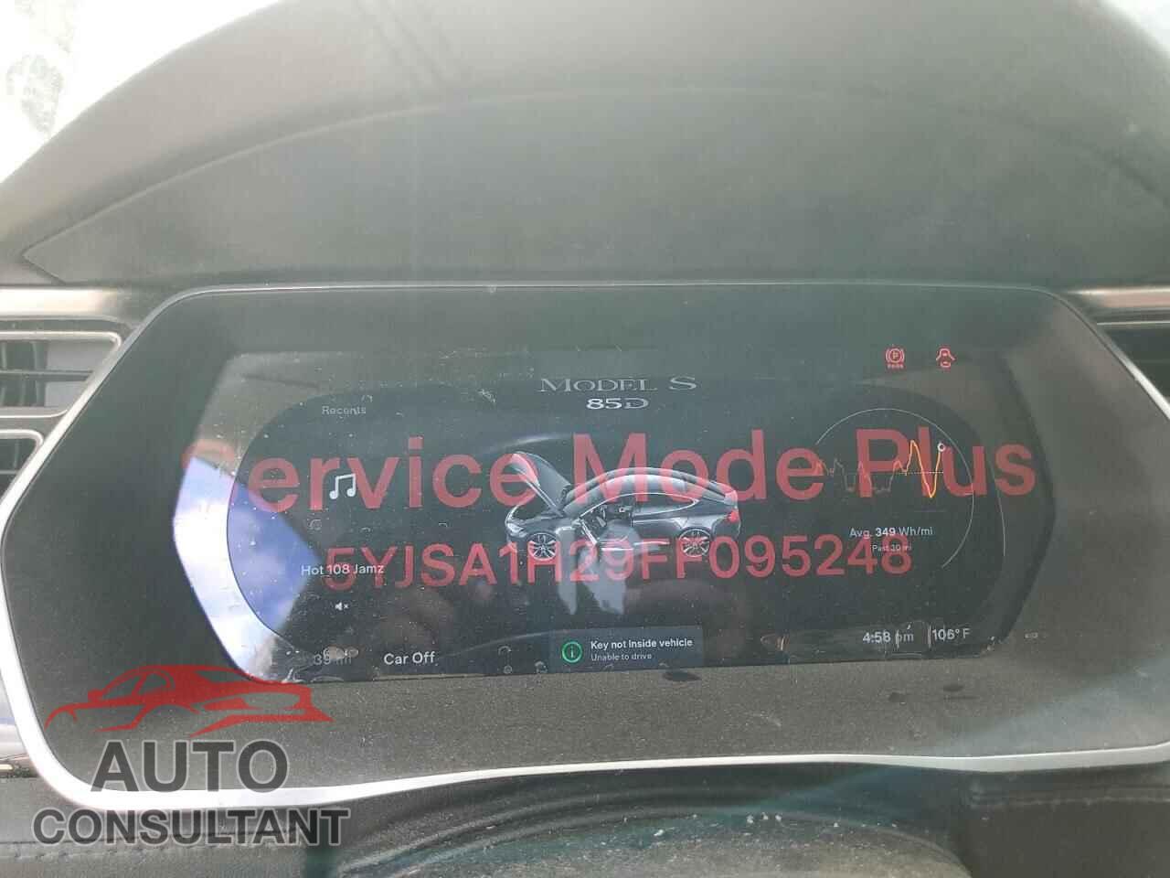 TESLA MODEL S 2015 - 5YJSA1H29FF095248