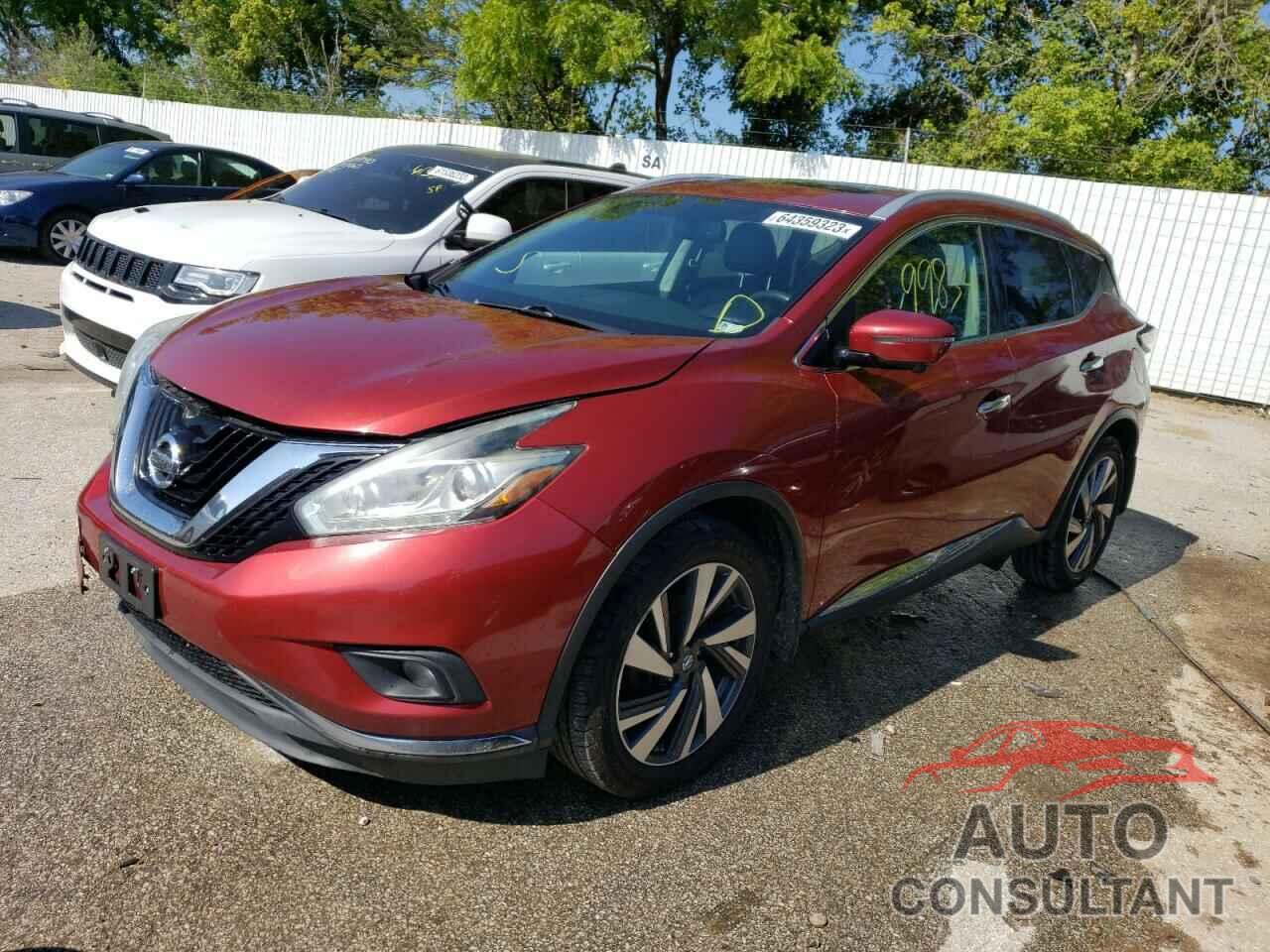 NISSAN MURANO 2016 - 5N1AZ2MH5GN113196