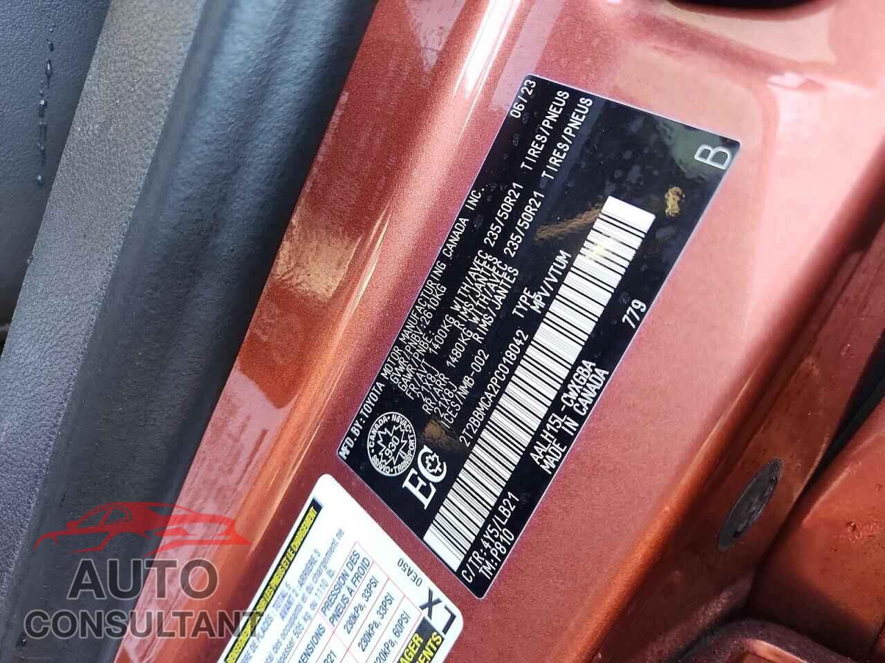 LEXUS RX350H 2023 - 2T2BBMCA2PC018042