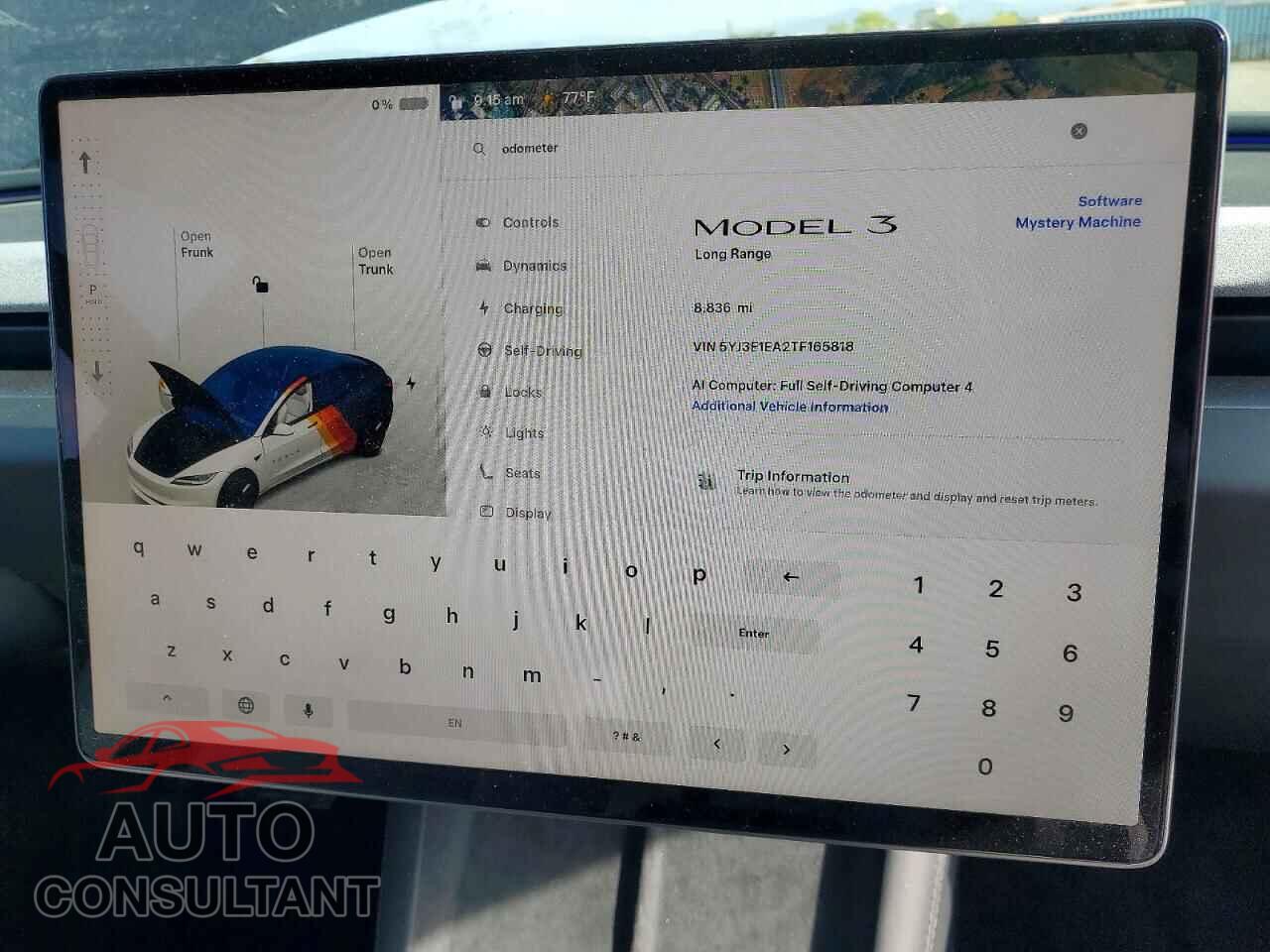 TESLA MODEL 3 2026 - 5YJ3E1EA2TF165818