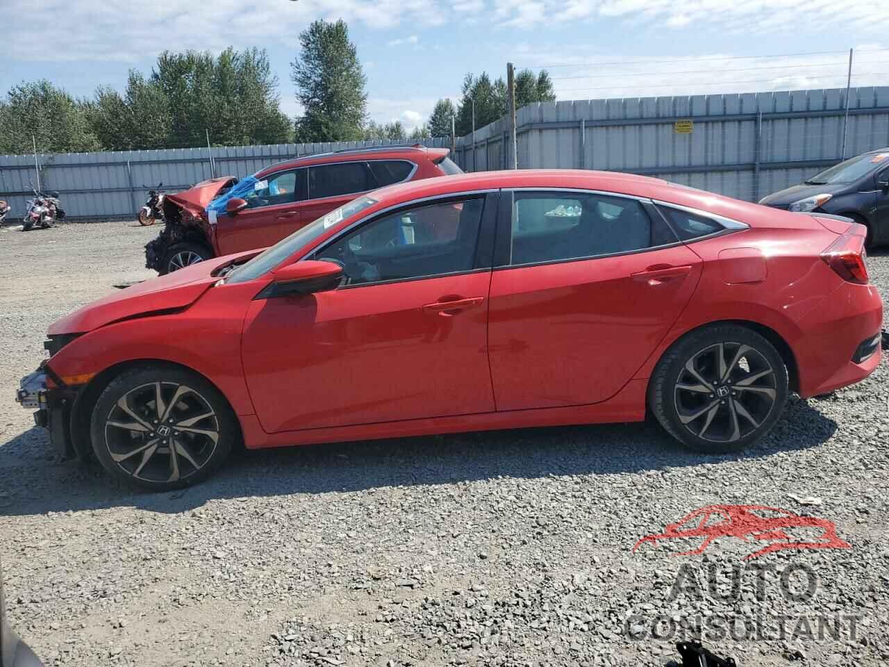 HONDA CIVIC 2019 - 2HGFC2F89KH544622