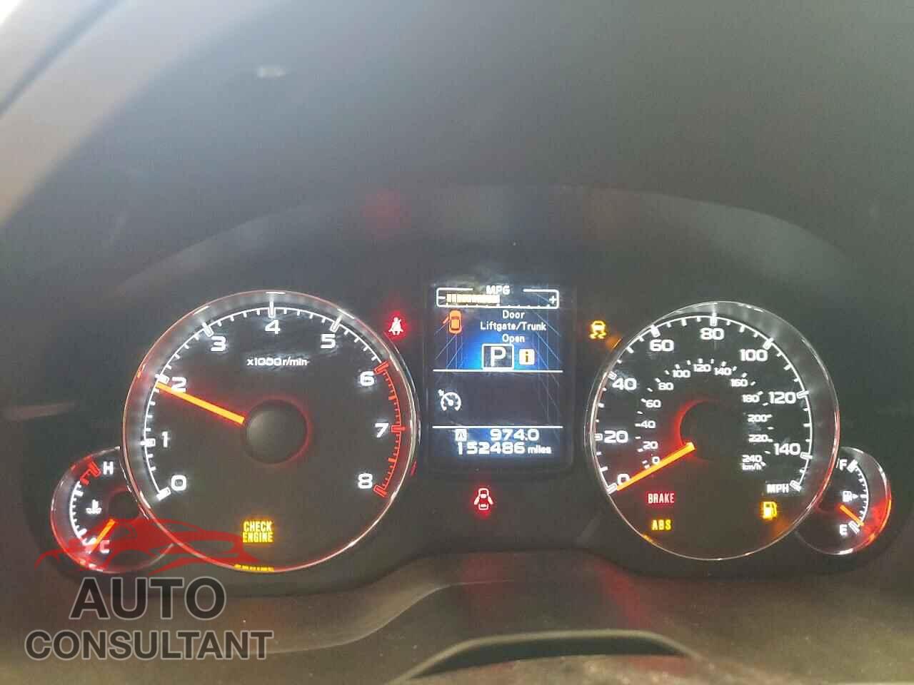SUBARU OUTBACK 2014 - 4S4BRBLCXE3316961
