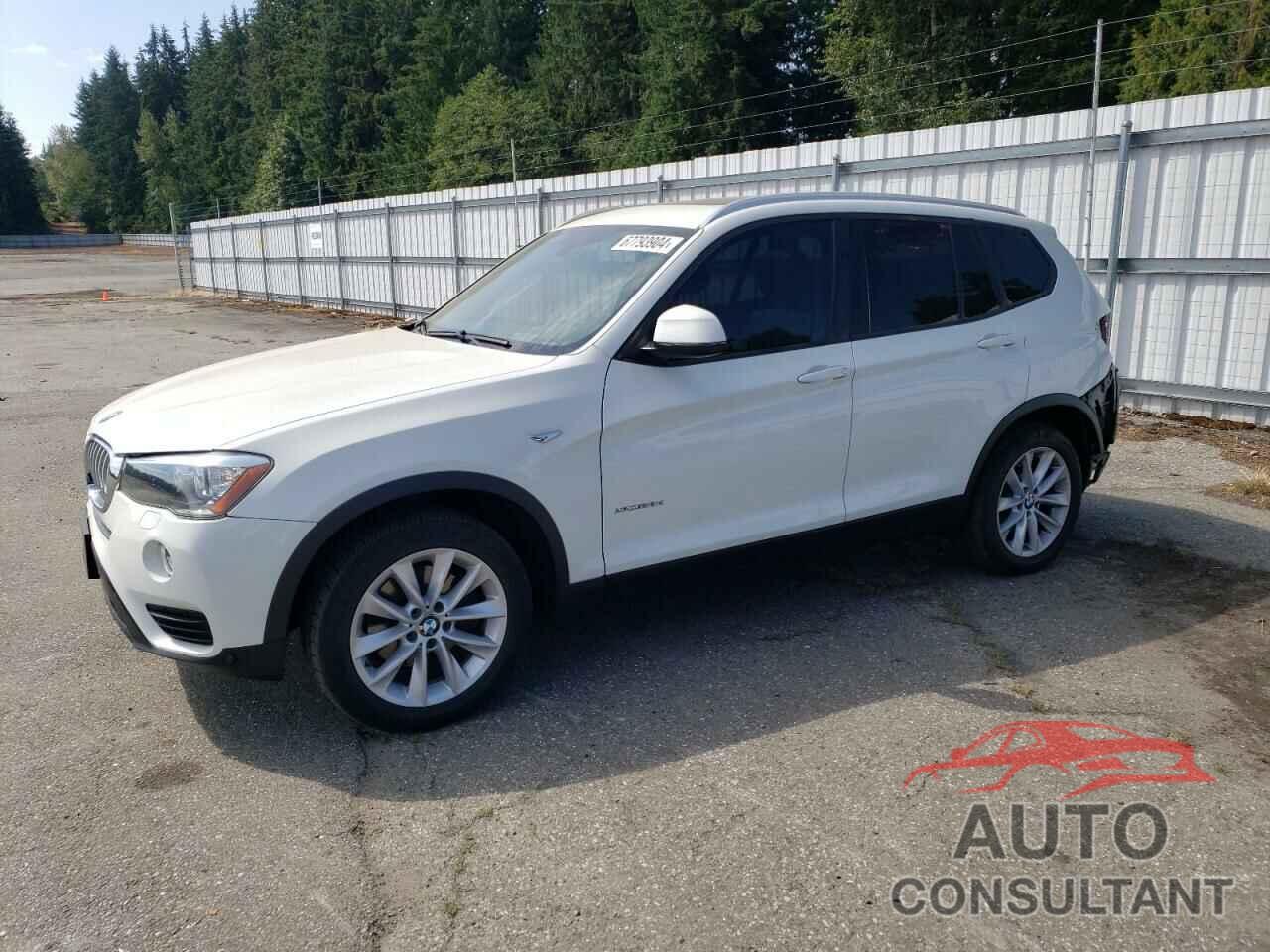 BMW X3 2016 - 5UXWY3C54G0N87968