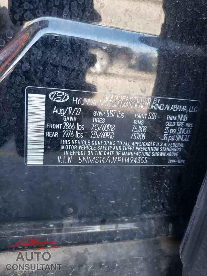 HYUNDAI SANTA FE 2023 - 5NMS14AJ7PH494355