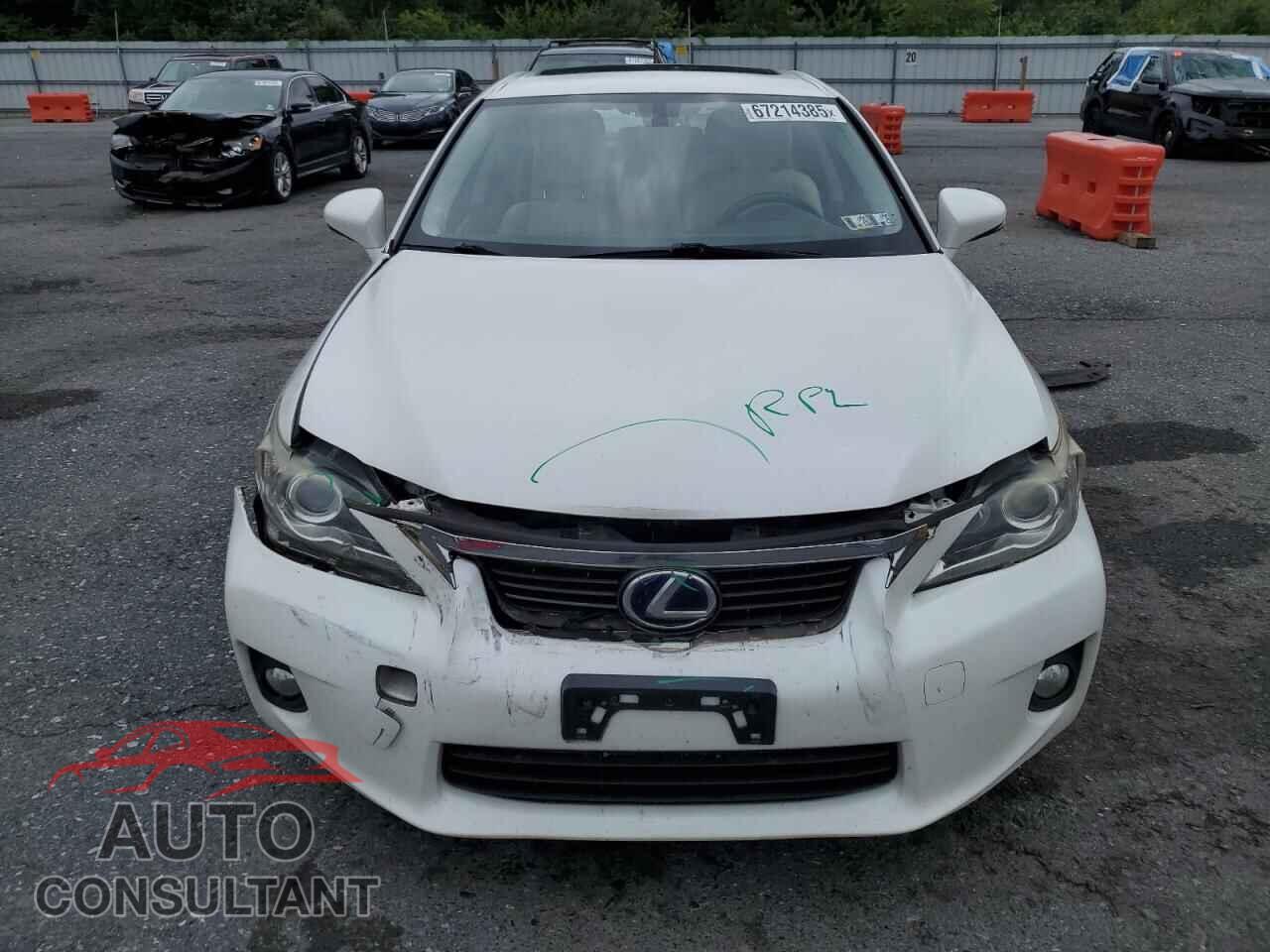 LEXUS CT 200 2013 - JTHKD5BH1D2160684