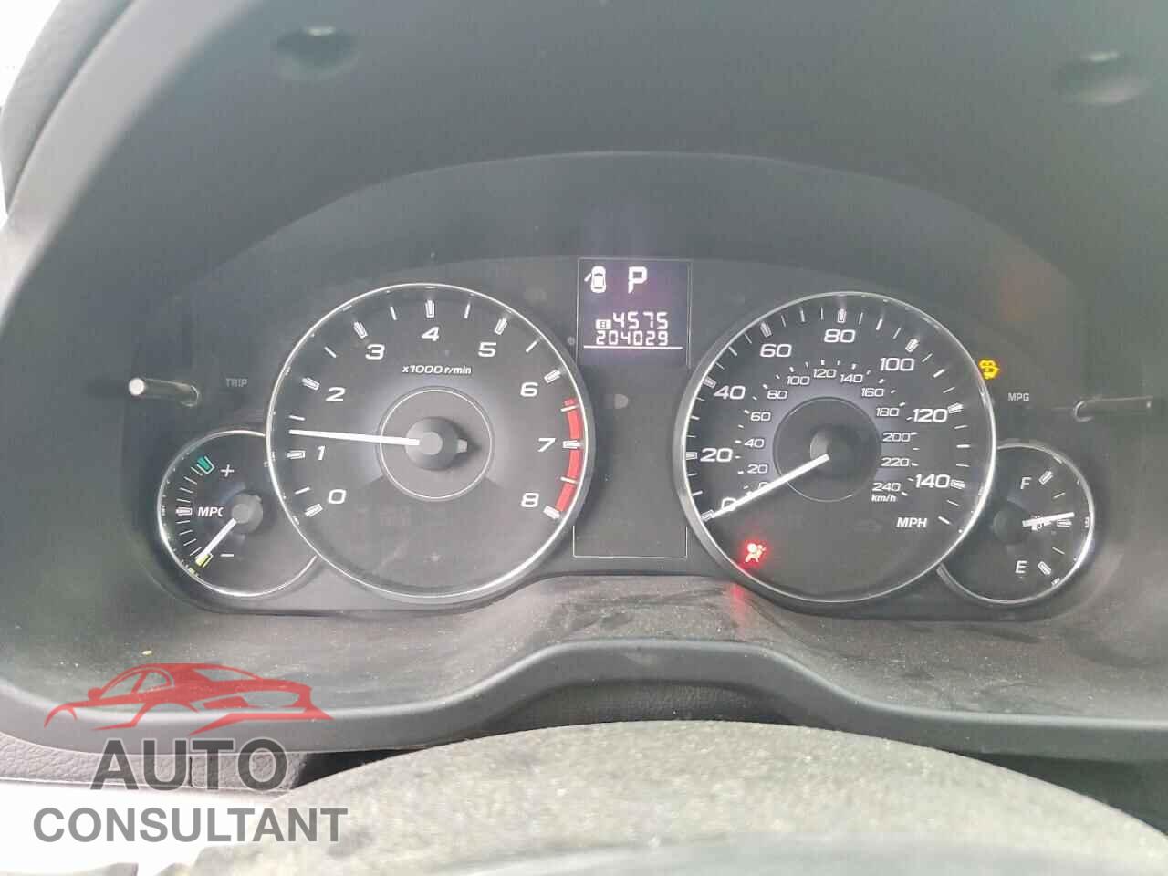 SUBARU OUTBACK 2012 - 4S4BRBFC6C3255133