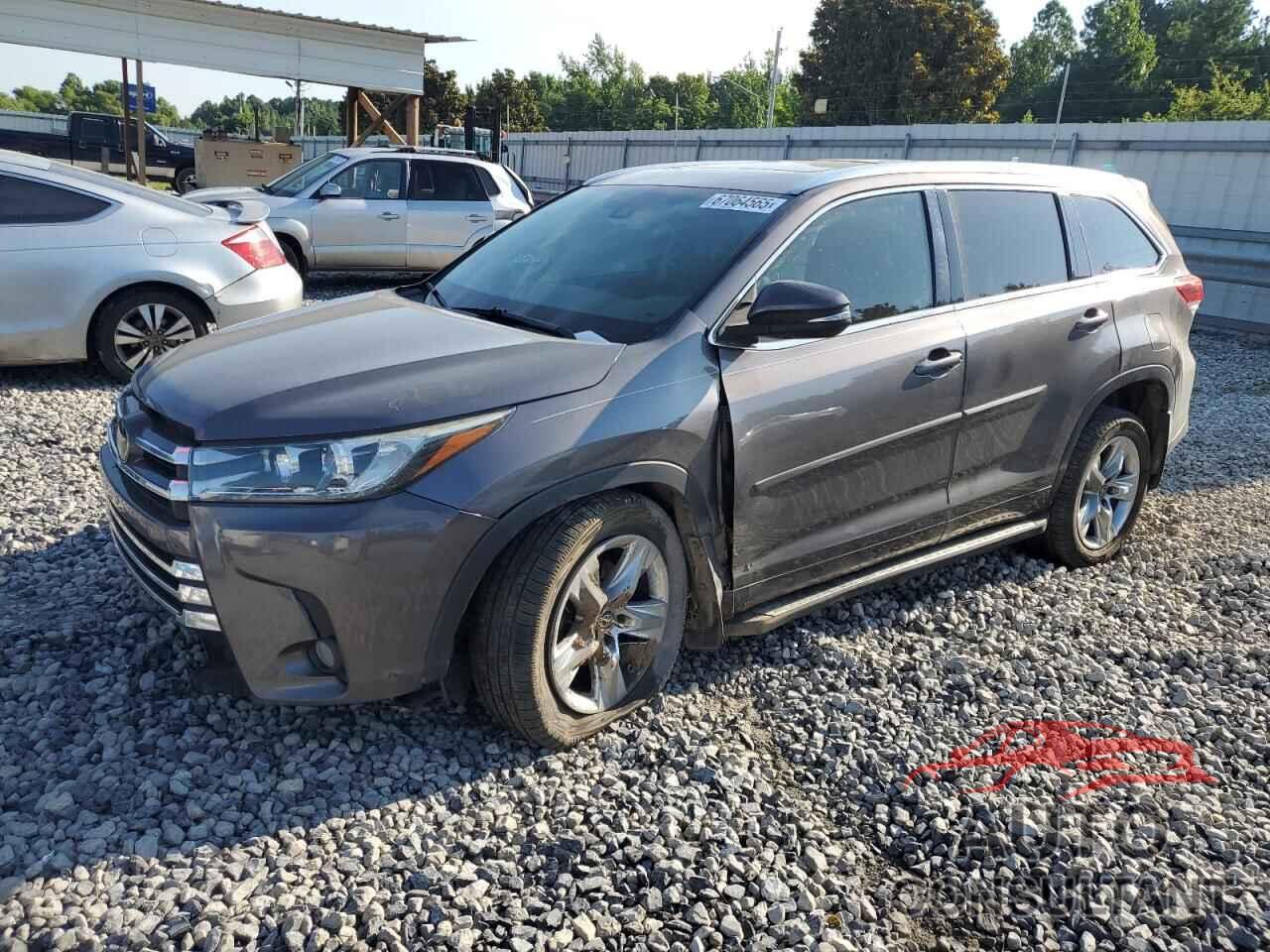 TOYOTA HIGHLANDER 2017 - 5TDDZRFH6HS478215