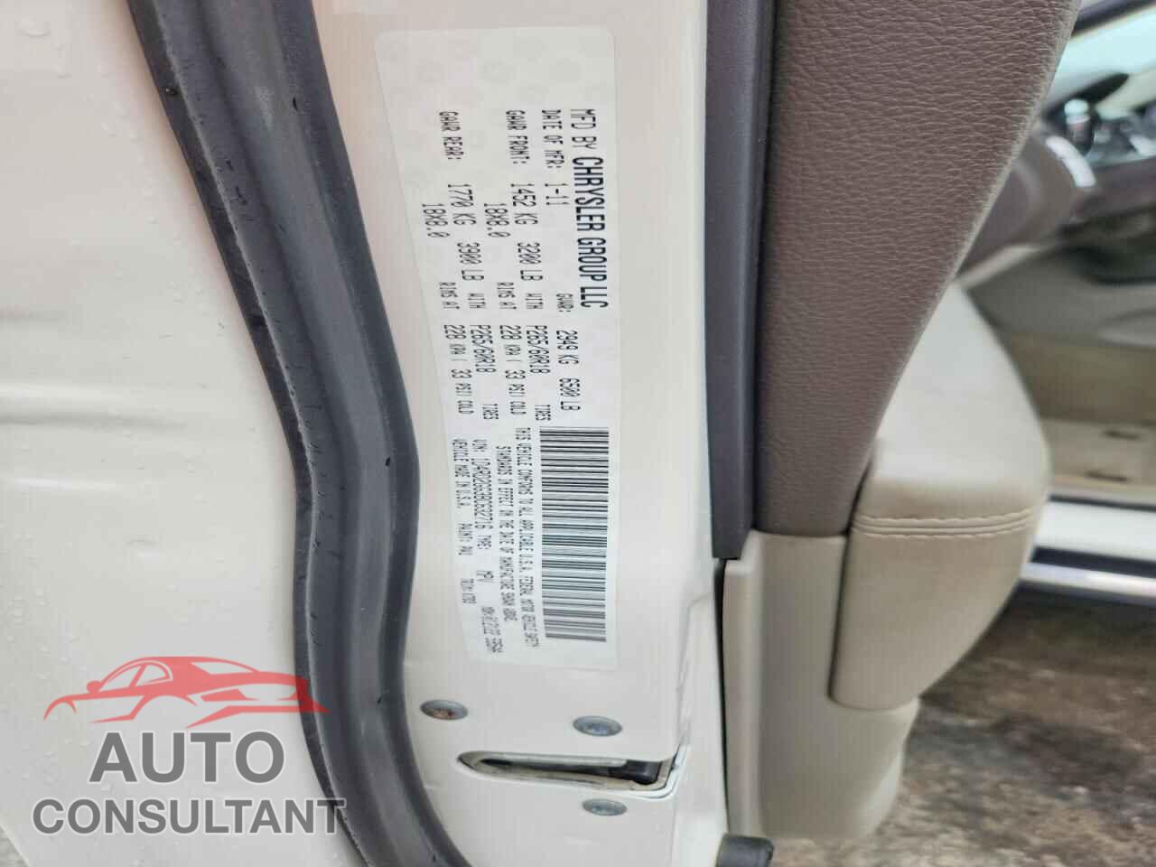 DODGE DURANGO 2011 - 1D4RD2GG3BC632716