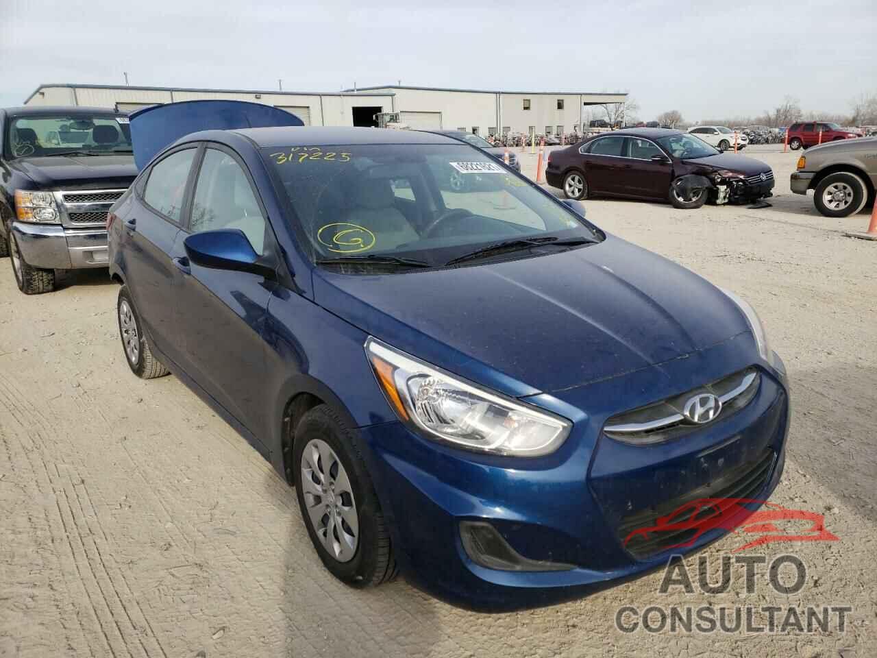 HYUNDAI ACCENT 2017 - KMHCT4AEXHU317225