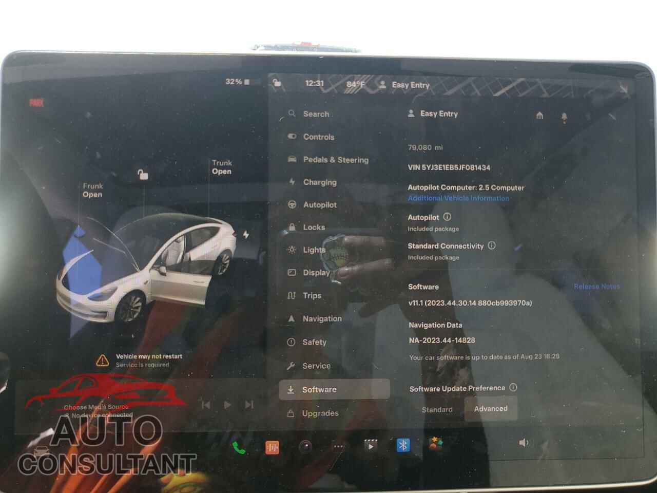 TESLA MODEL 3 2018 - 5YJ3E1EB5JF081434