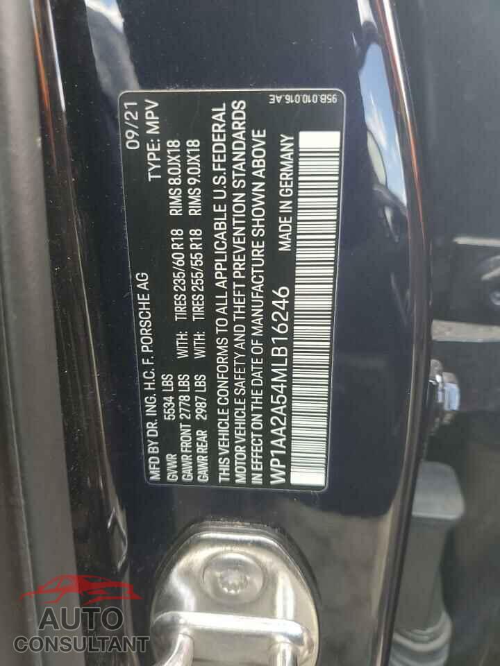 PORSCHE MACAN 2021 - WP1AA2A54MLB16246