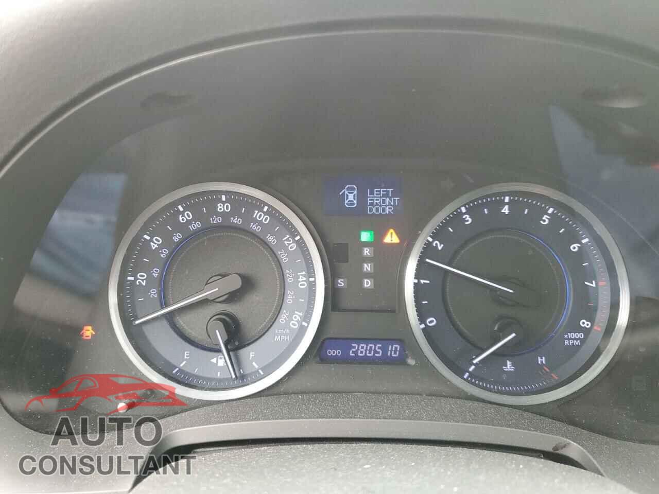 LEXUS IS 2012 - JTHCF5C27C5055895