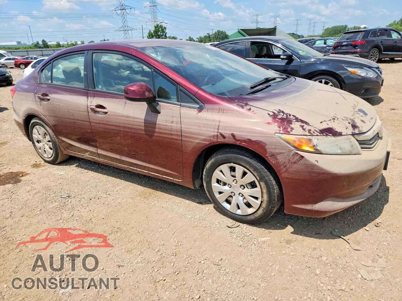 HONDA CIVIC 2012 - 19XFB2F55CE093340