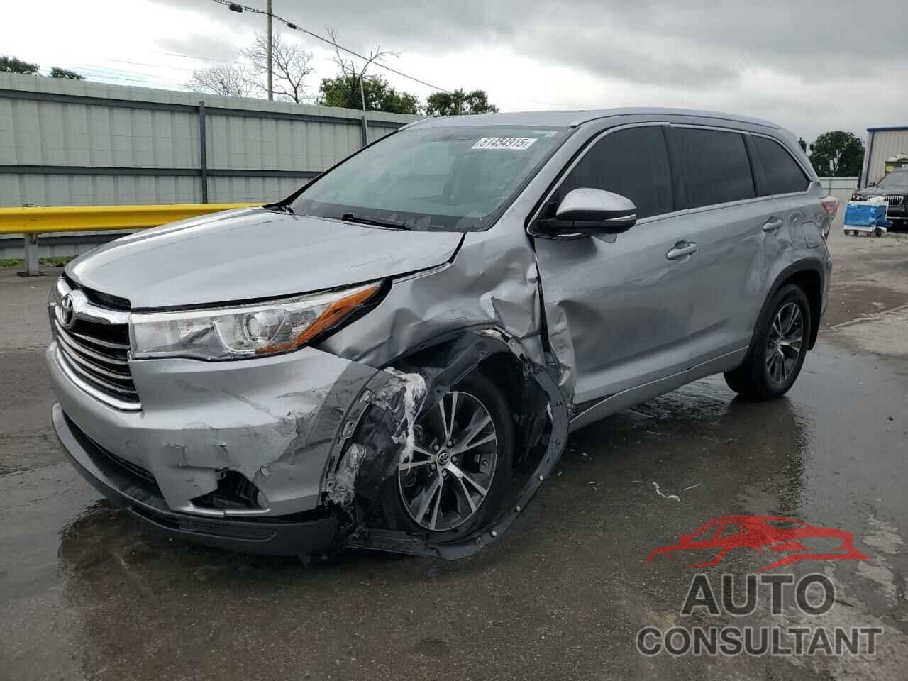 TOYOTA HIGHLANDER 2016 - 5TDKKRFH1GS128257