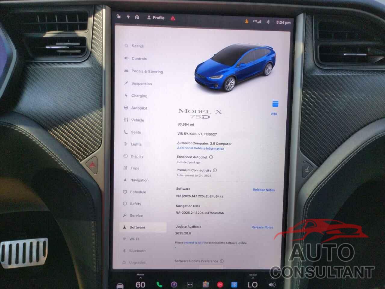 TESLA MODEL X 2018 - 5YJXCBE27JF136527