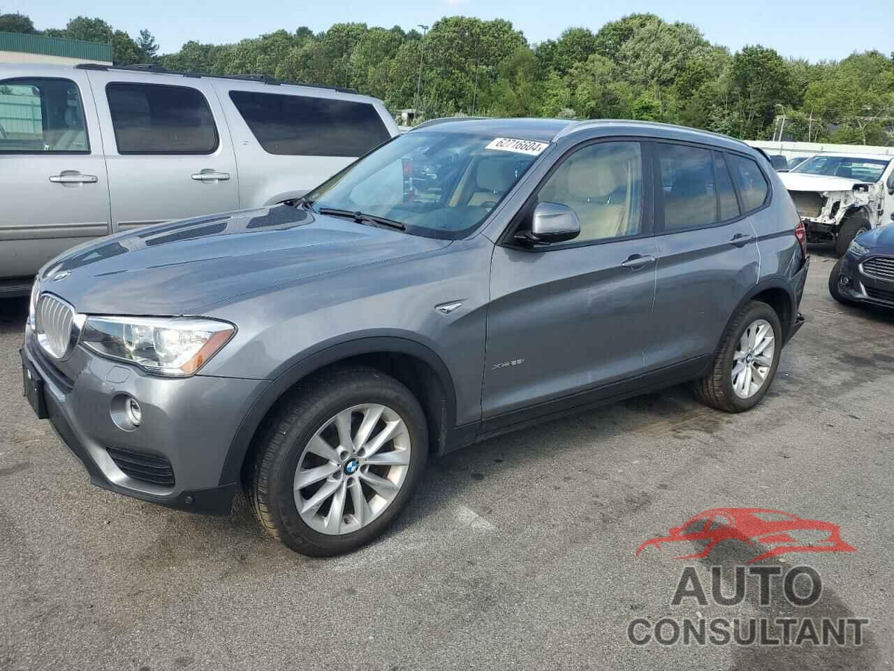 BMW X3 2016 - 5UXWX9C58G0D95400