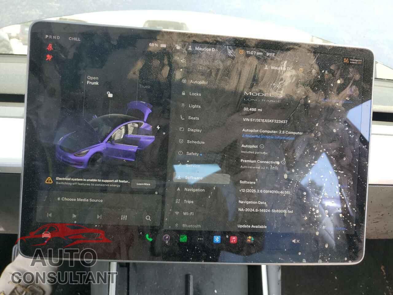TESLA MODEL 3 2019 - 5YJ3E1EA5KF323437