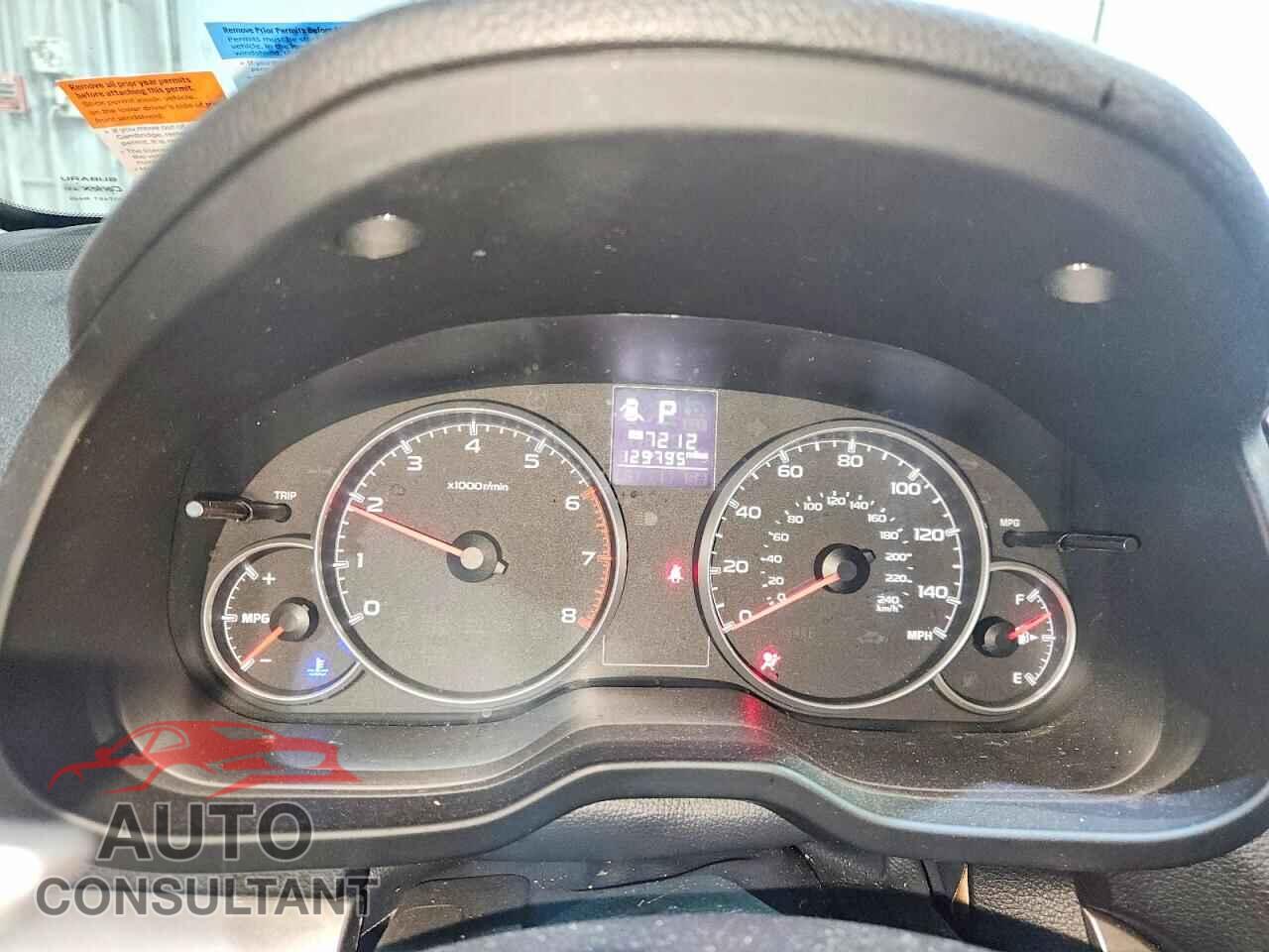 SUBARU OUTBACK 2014 - 4S4BRBCC8E3319860