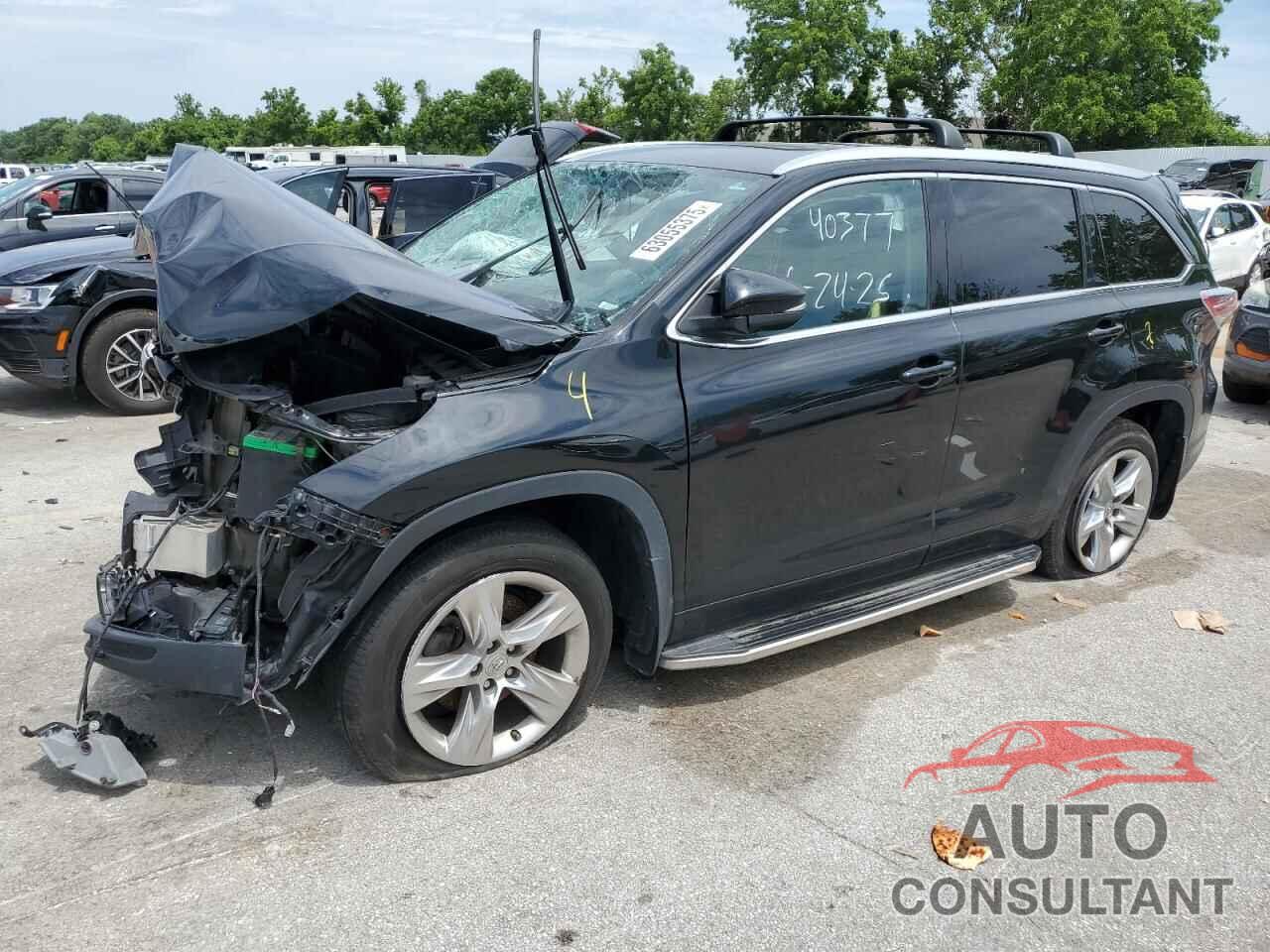 TOYOTA HIGHLANDER 2015 - 5TDDKRFH6FS125992