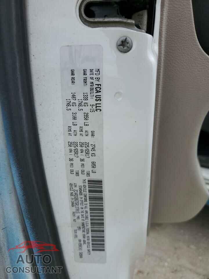 DODGE CARAVAN 2016 - 2C4RDGBG7GR137015