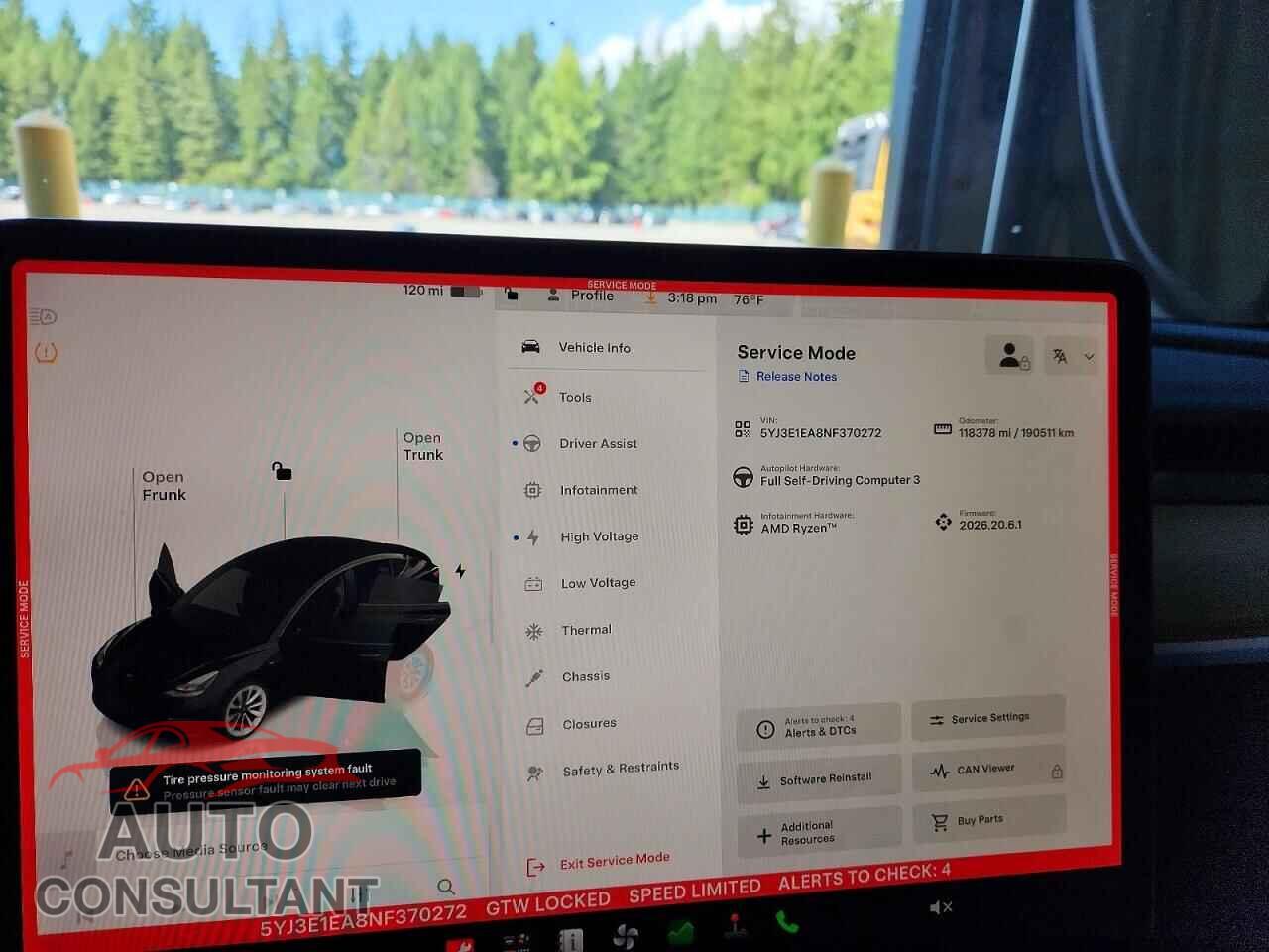 TESLA MODEL 3 2022 - 5YJ3E1EA8NF370272