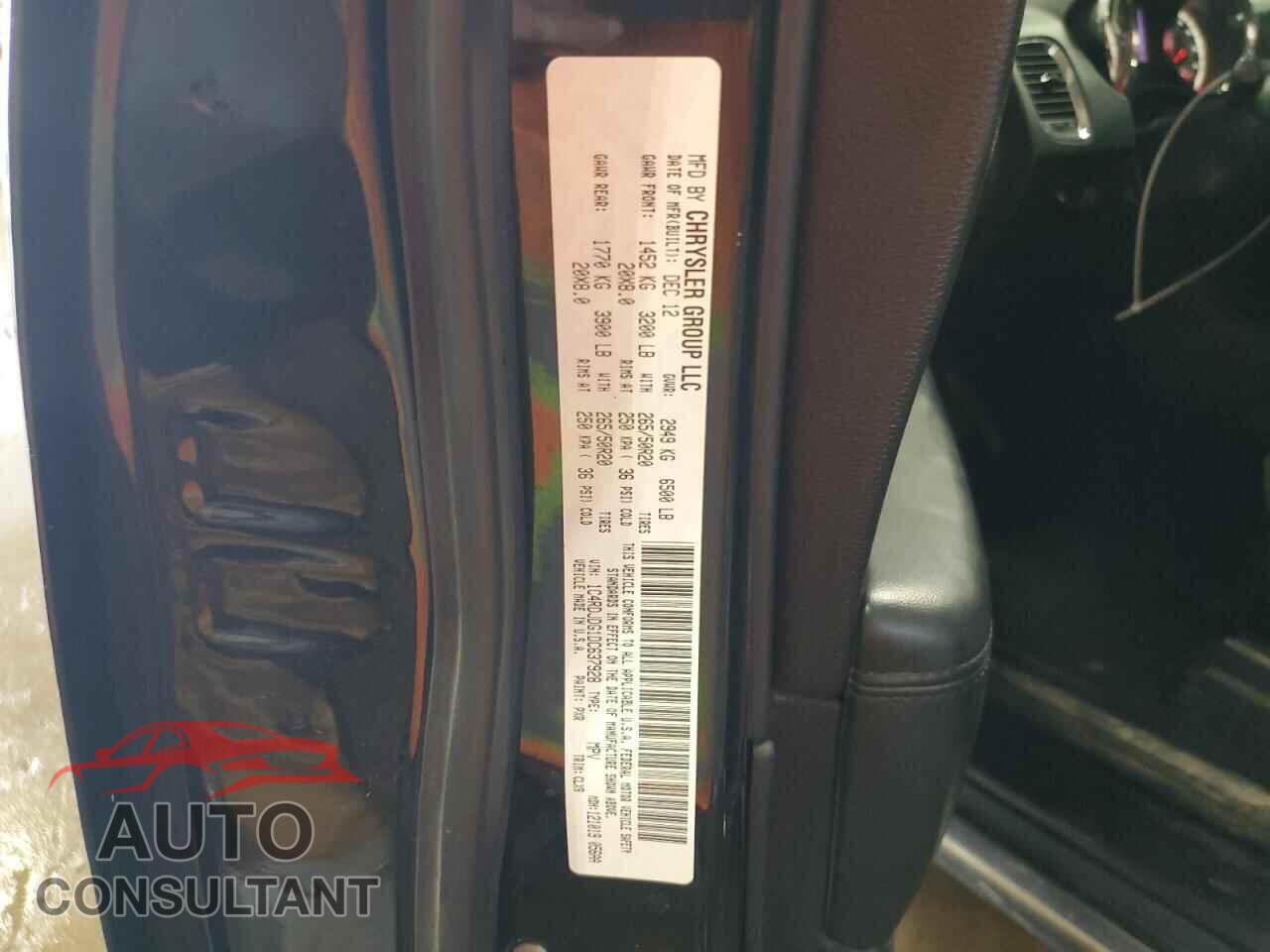 DODGE DURANGO 2013 - 1C4RDJDG1DC637928