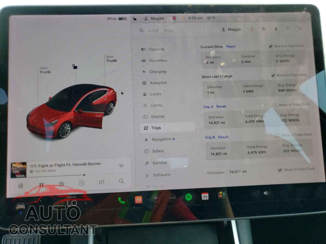 TESLA MODEL 3 2018 - 5YJ3E1EB9JF088130