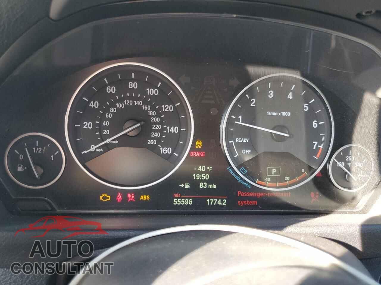 BMW 3 SERIES 2013 - WBA3B5C56DF595867