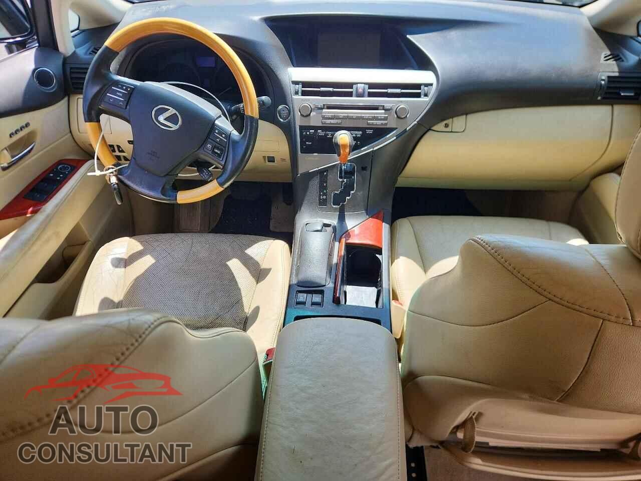 LEXUS RX350 2012 - 2T2BK1BA9CC140052