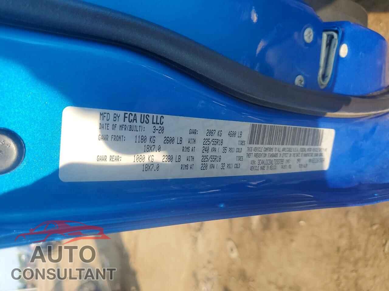 JEEP COMPASS 2020 - 3C4NJDCBXLT233799