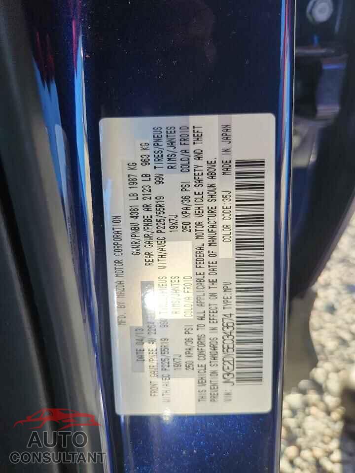 MAZDA CX-5 2014 - JM3KE2DY6E0343674