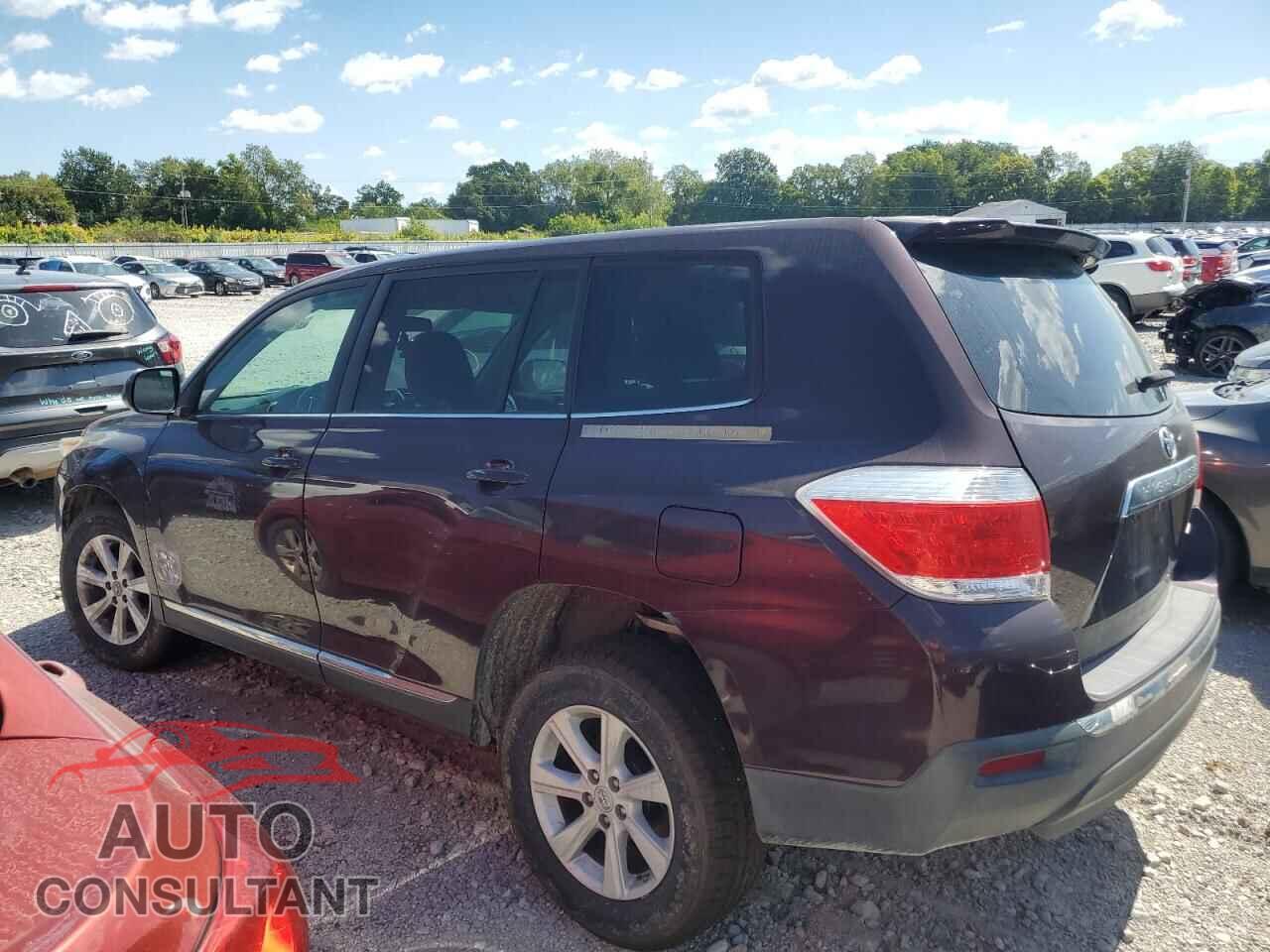TOYOTA HIGHLANDER 2013 - 5TDBK3EH8DS180074