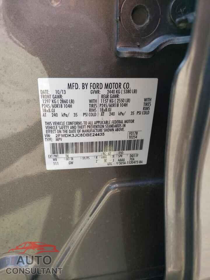 FORD EDGE 2013 - 2FMDK3JC8DBE24435