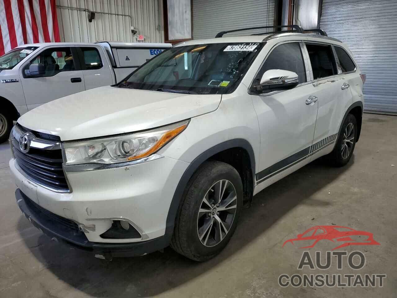 TOYOTA HIGHLANDER 2016 - 5TDJKRFH0GS295110