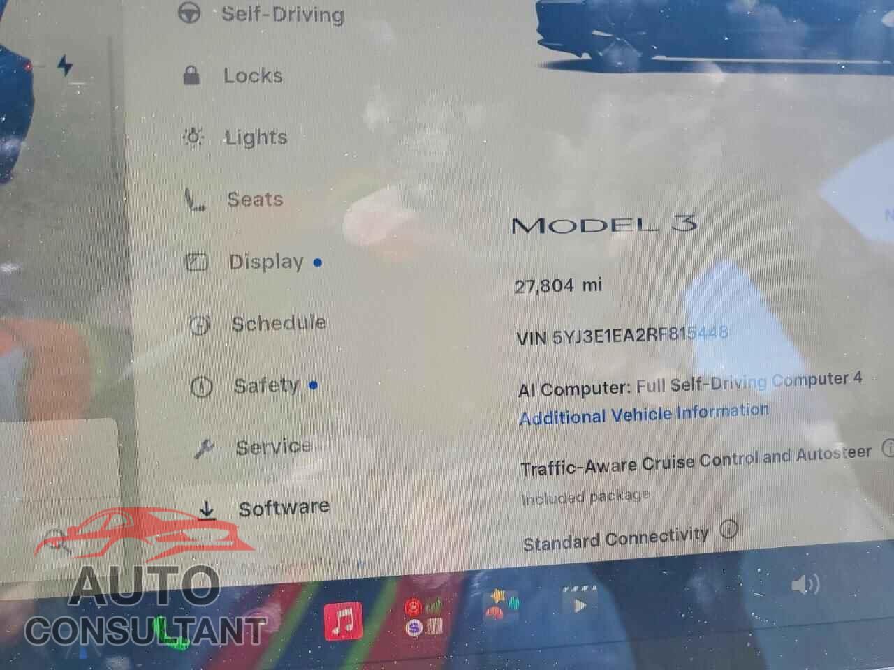 TESLA MODEL 3 2024 - 5YJ3E1EA2RF815448